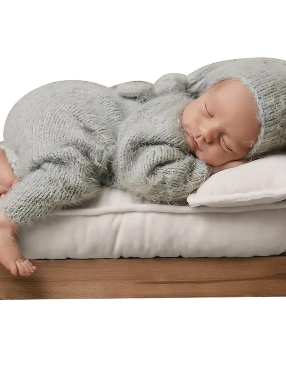 Newborn Photography Props White Large White Pillow Baby Posing Cushion